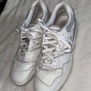 New Balance 550 Shoes Mens Size 10 White Leather Retro Basketball